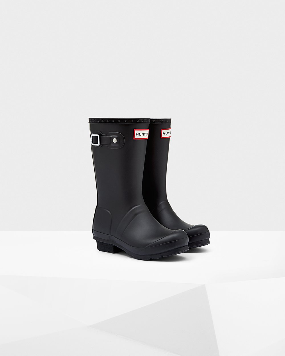 Kids Rain Boots - Hunter Original Big (85YNIVWRF) - Black